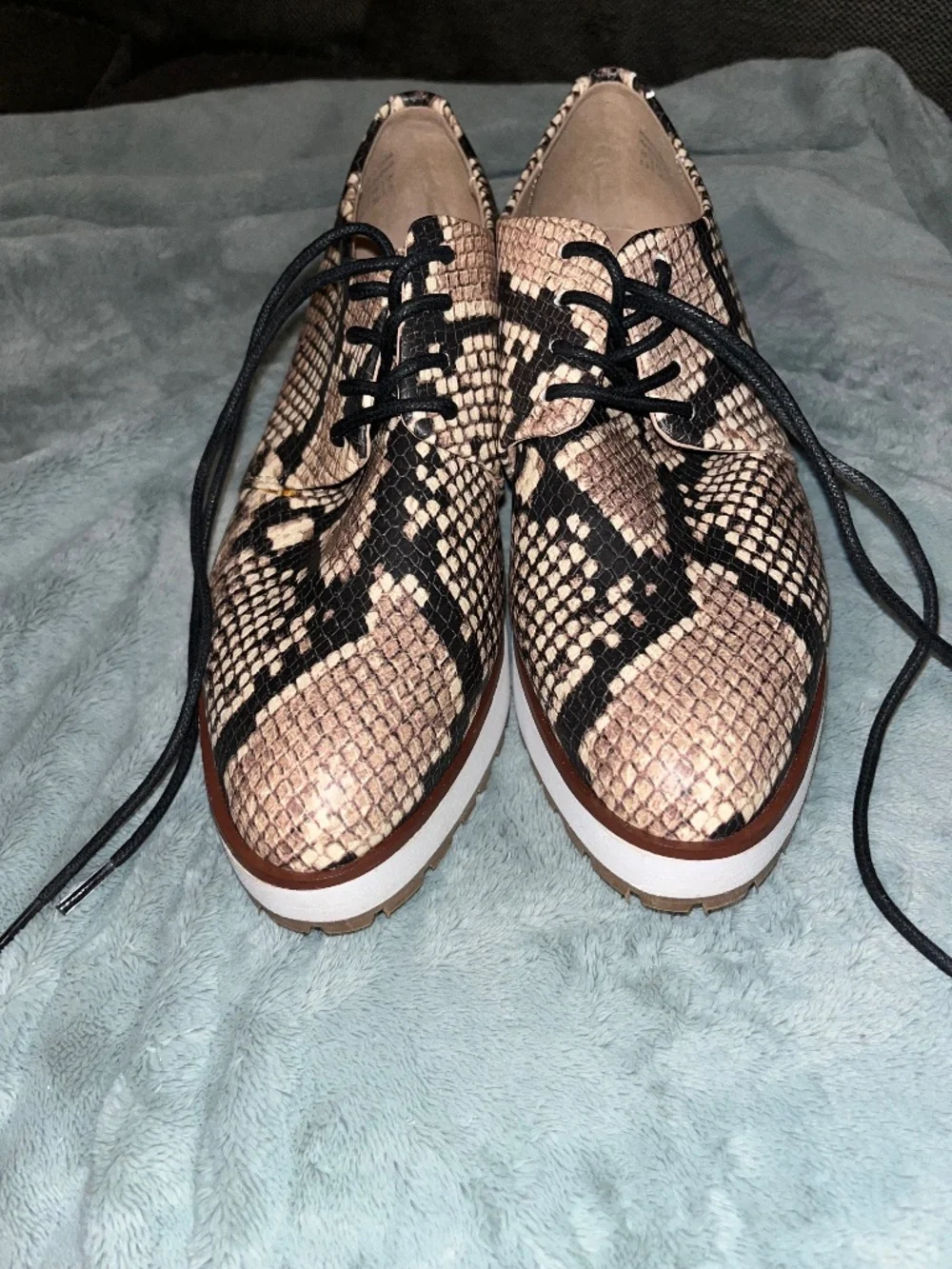 ALDO Genuine Leather Platform Shoes